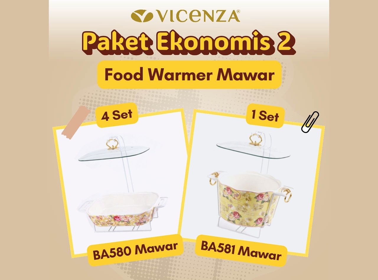 PAKET EKONOMIS FOODWARMER 2 (4+1) MAWAR